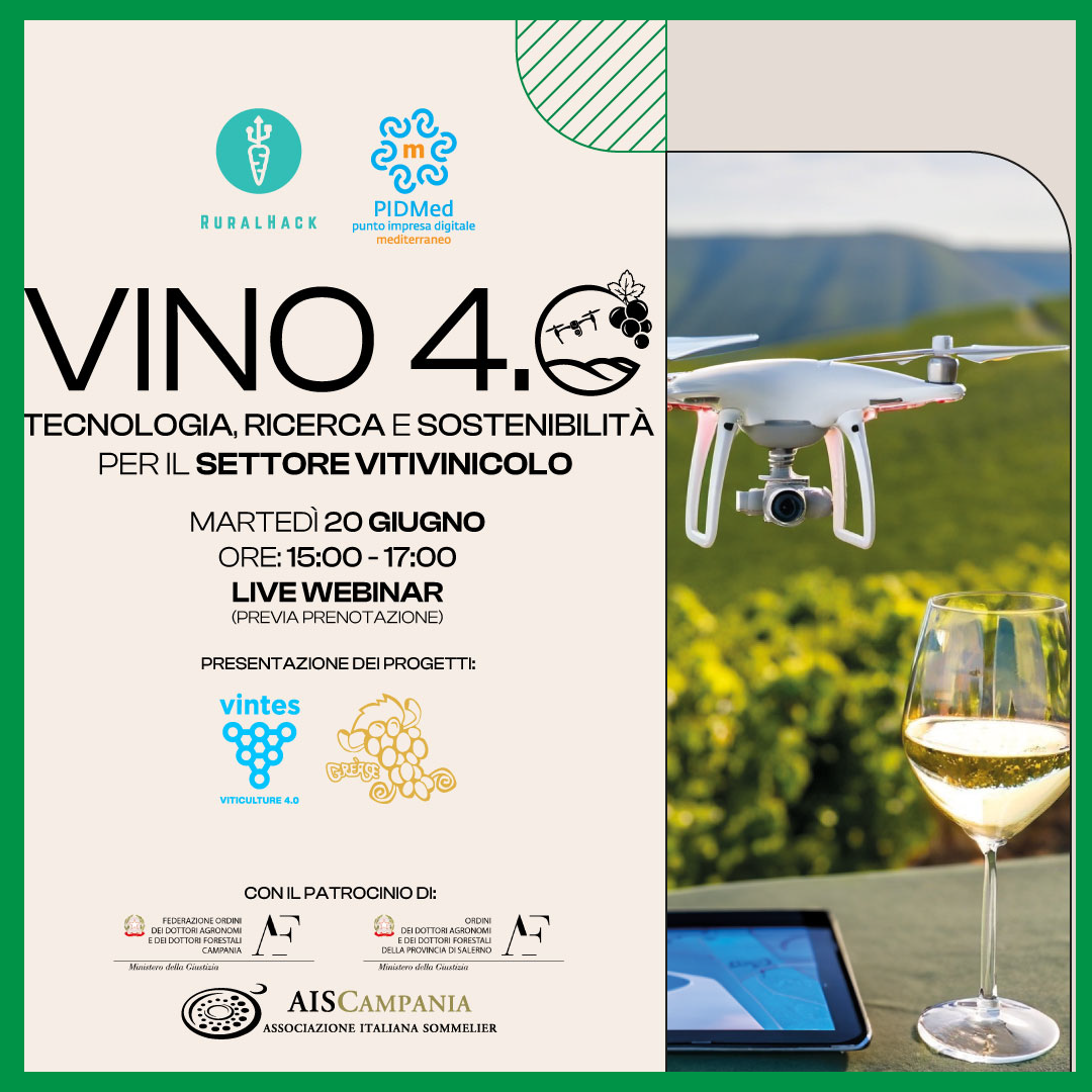 VINO 4.0: tecnologia, ricerca e sostenibilità per il settore vitivinicolo